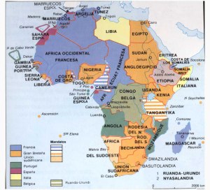 Mapa de la colonización de África | Google Imágenes